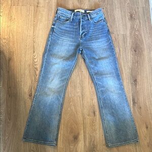 Aritzia - Denim Forum -the Bailey high-rise Bootcut Jeans - size 25